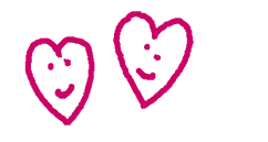 Gif animé coeurs dessin